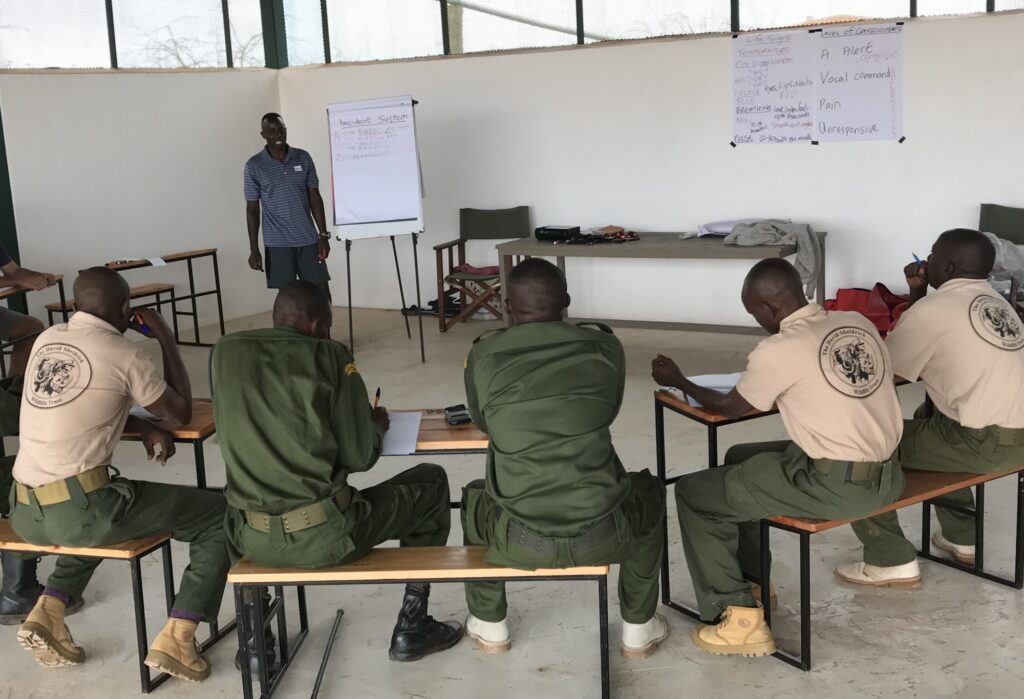 First Aid in East Africa. Military training