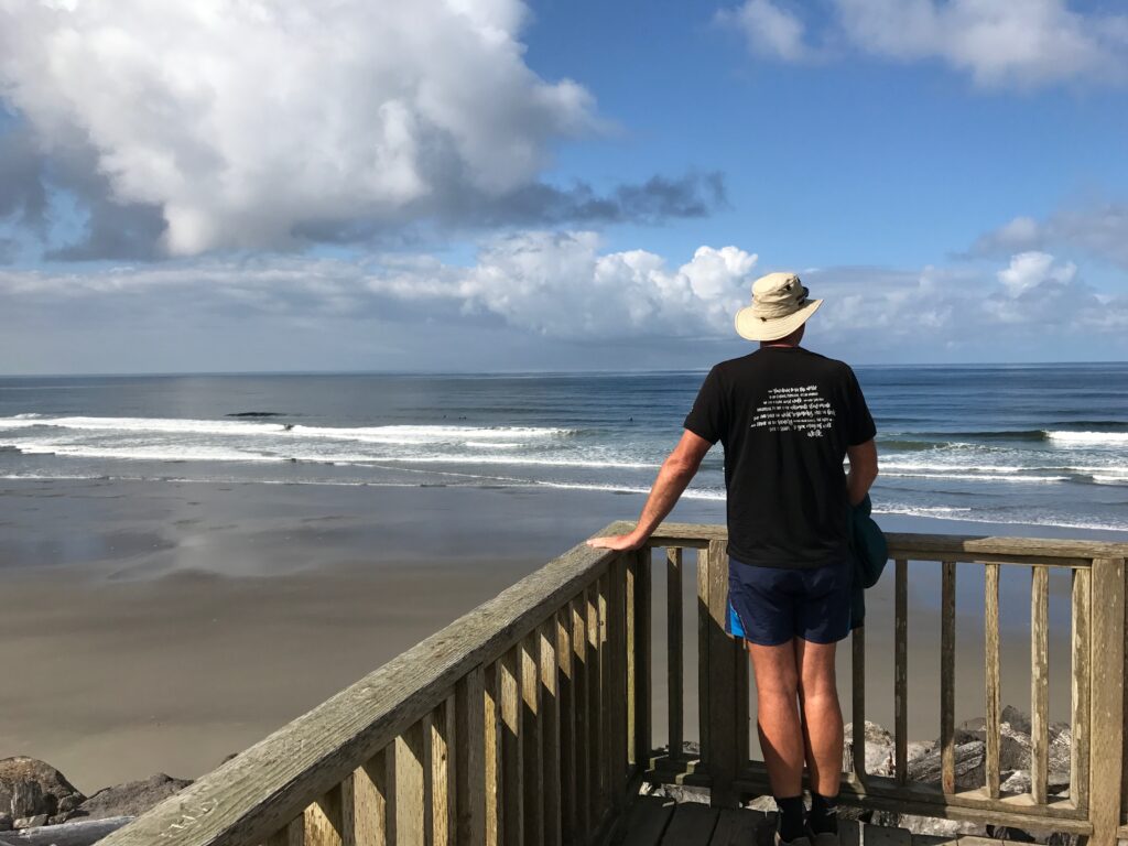 Cory on the Oregon Coast Trail